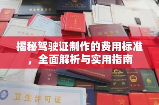 丹棱揭秘驾驶证制作的费用标准，全面解析与实用指南